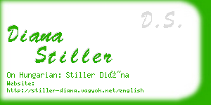 diana stiller business card